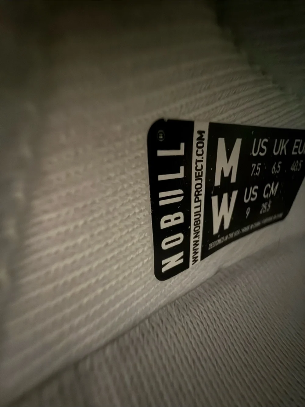 NOBULL White Knit Athletic Shoes - Picture 8 of 8